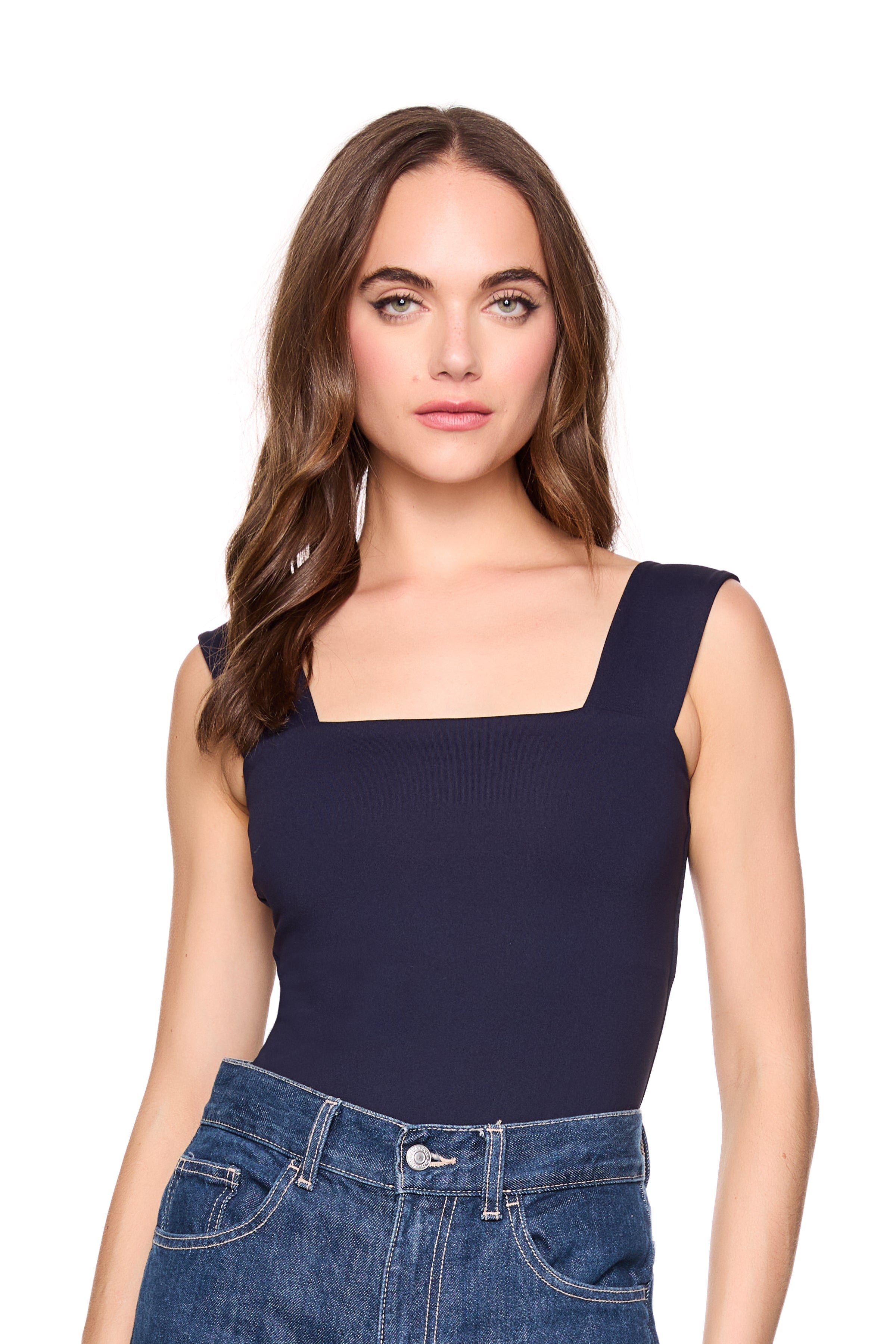 essential wide strap tank top