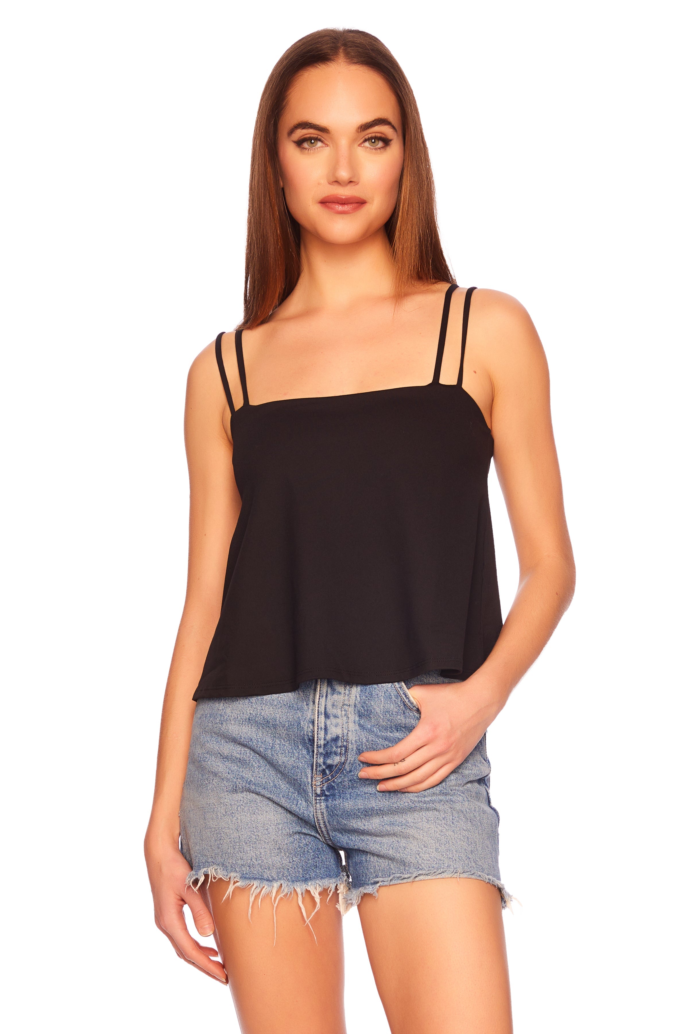 double string flare top