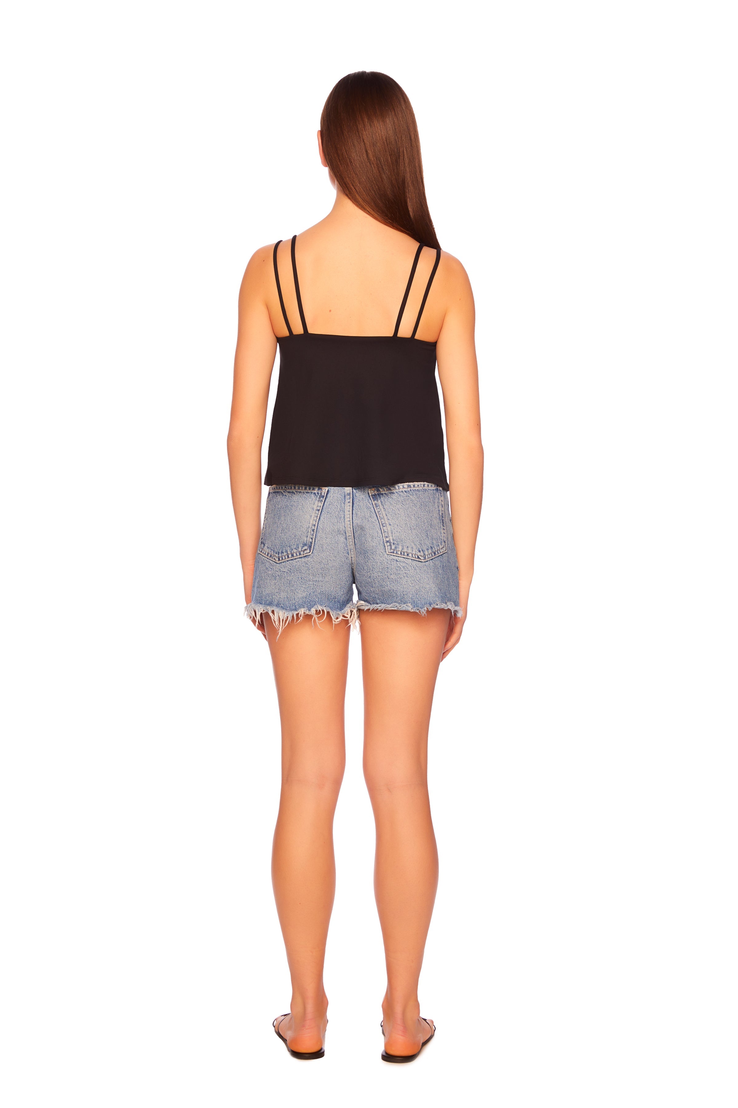 double string flare top