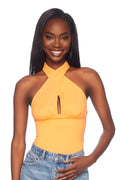 halter cross top