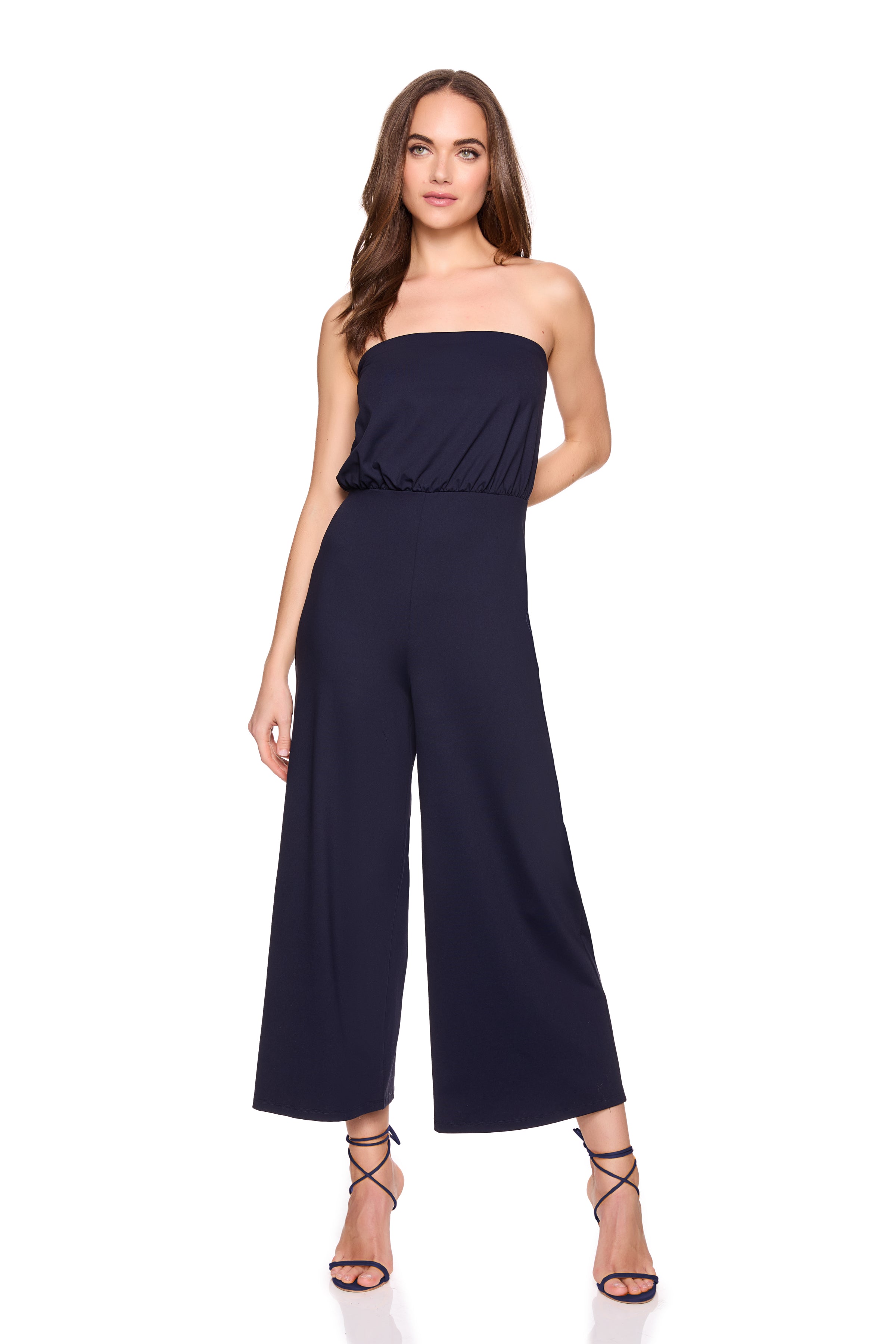 blouson jumpsuit crop jumpsuit