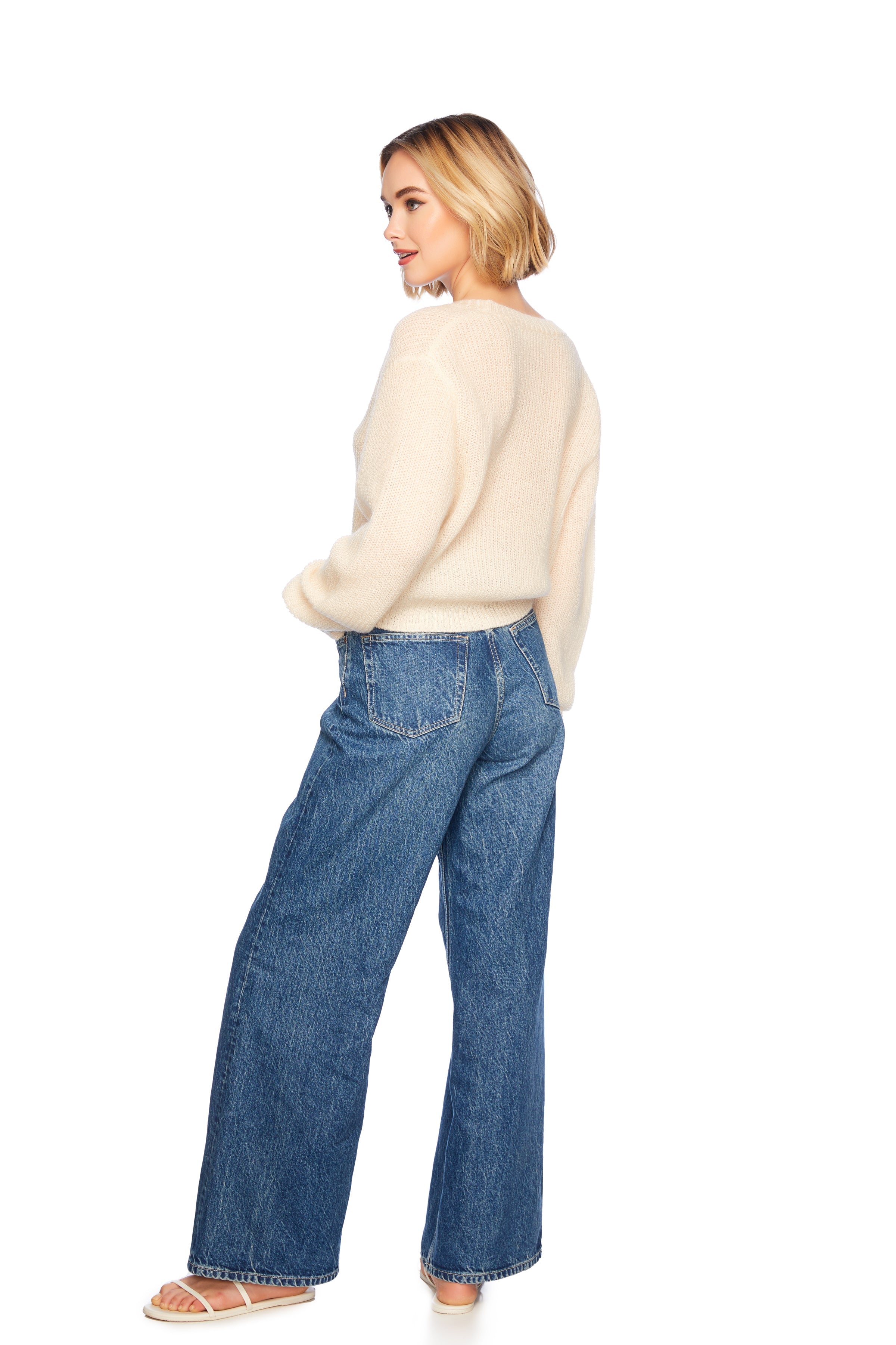 mohair sweater cardigan belgian creme