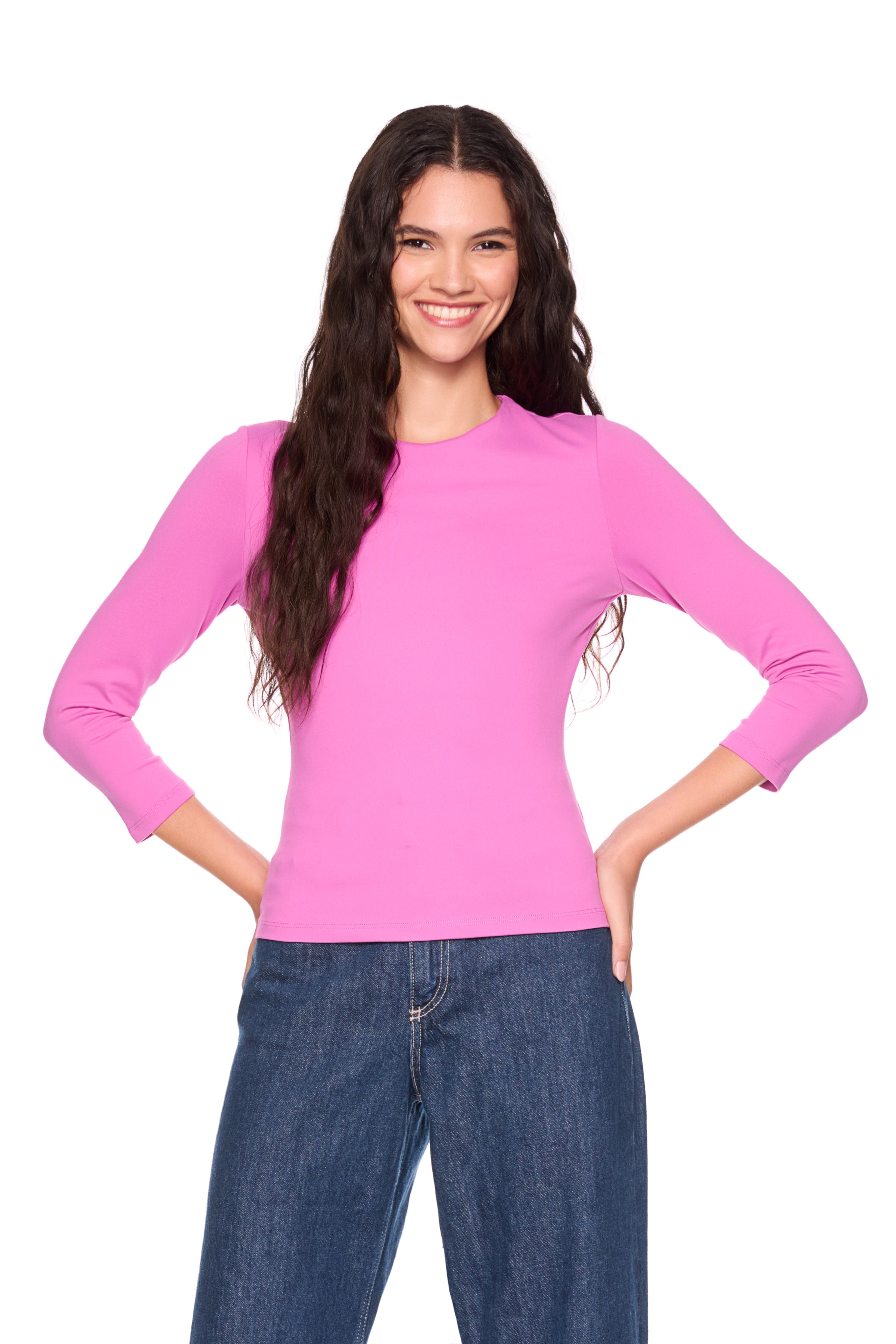 crew elbow sleeve top