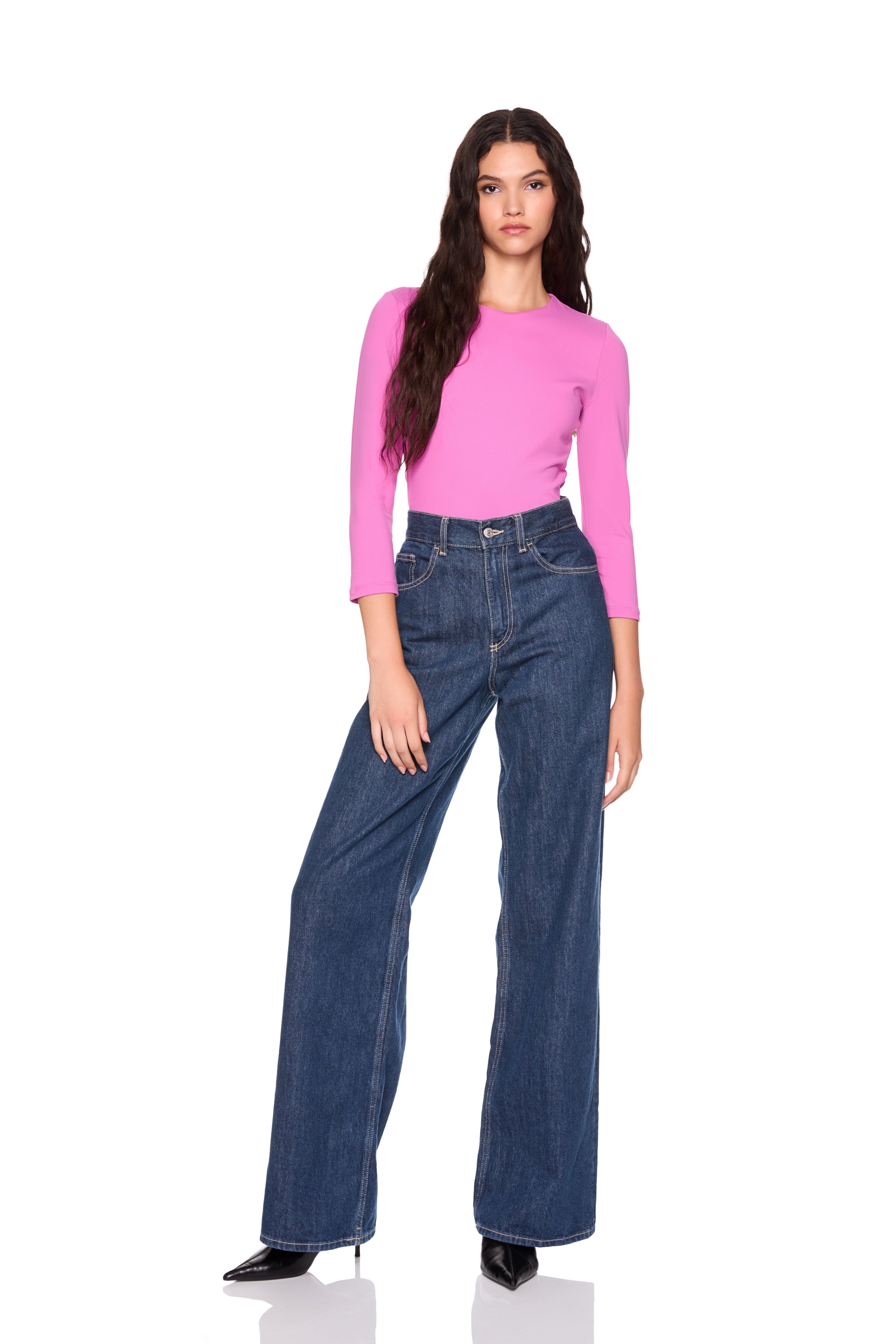 crew elbow sleeve top