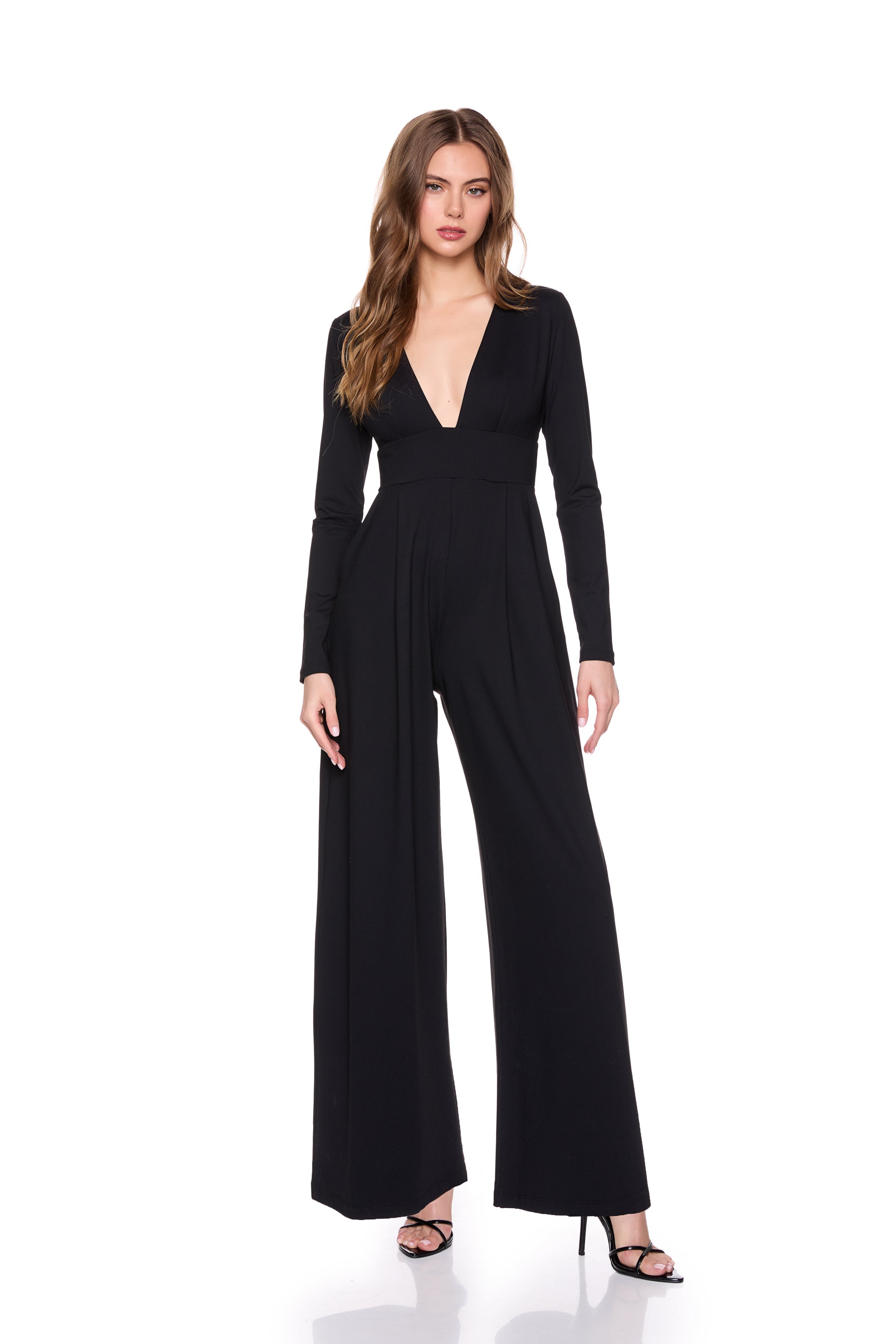very v long sleeve jumpsuit