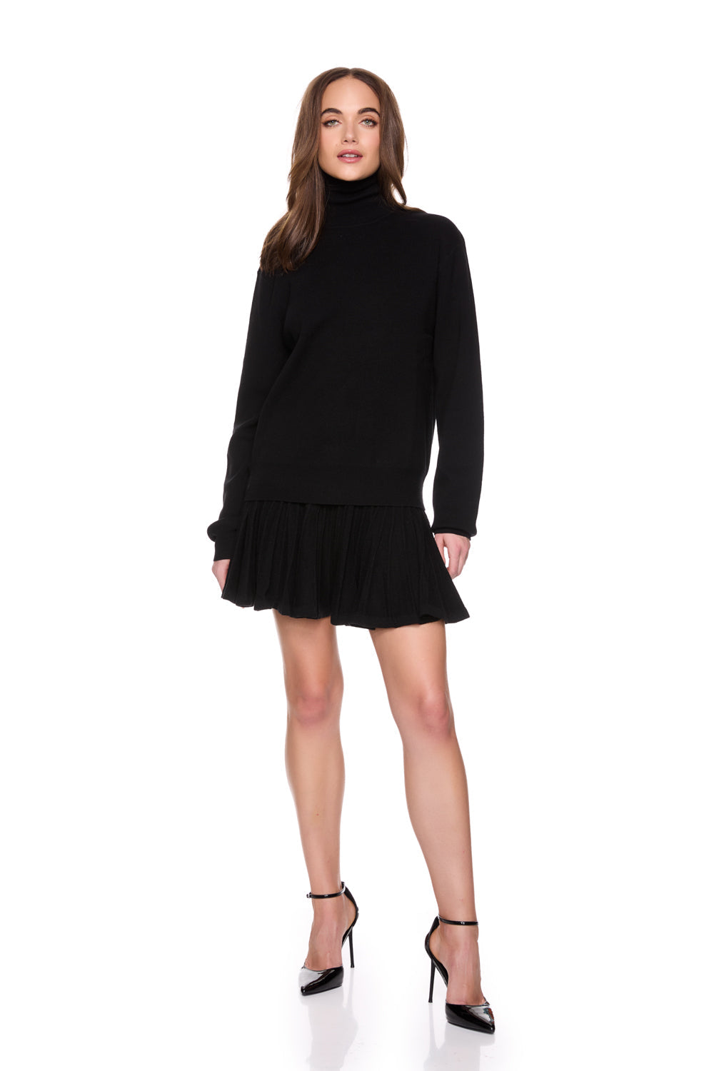 oversized turtleneck sweater