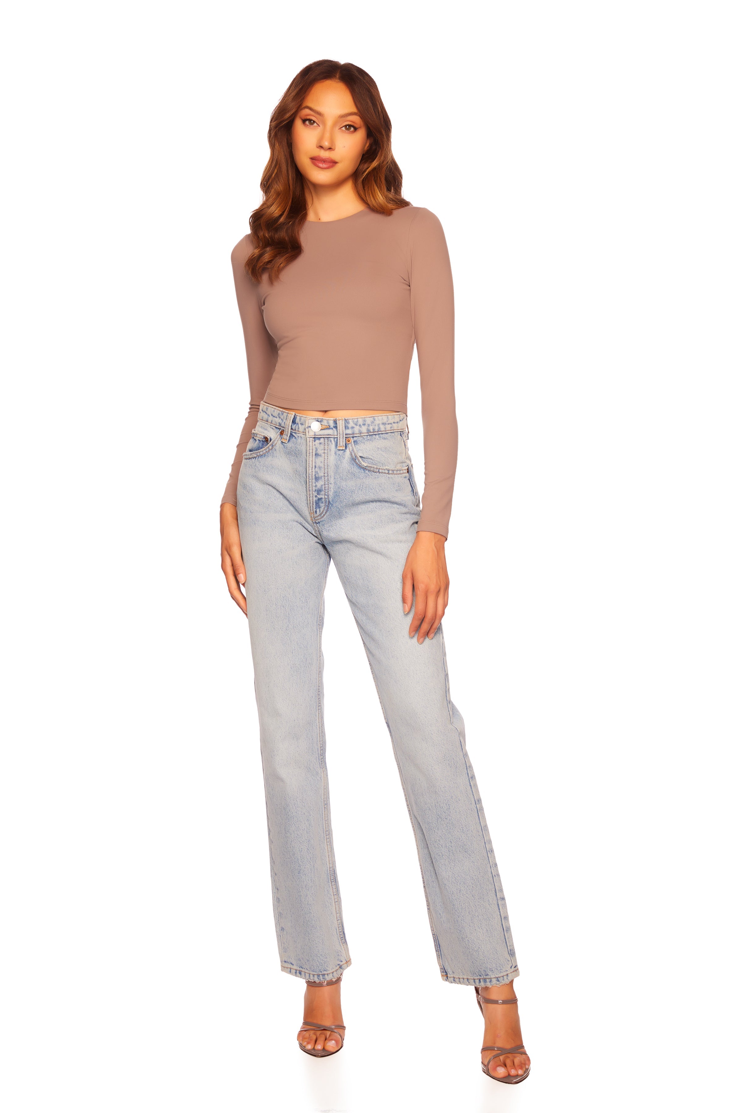 long sleeve crew top