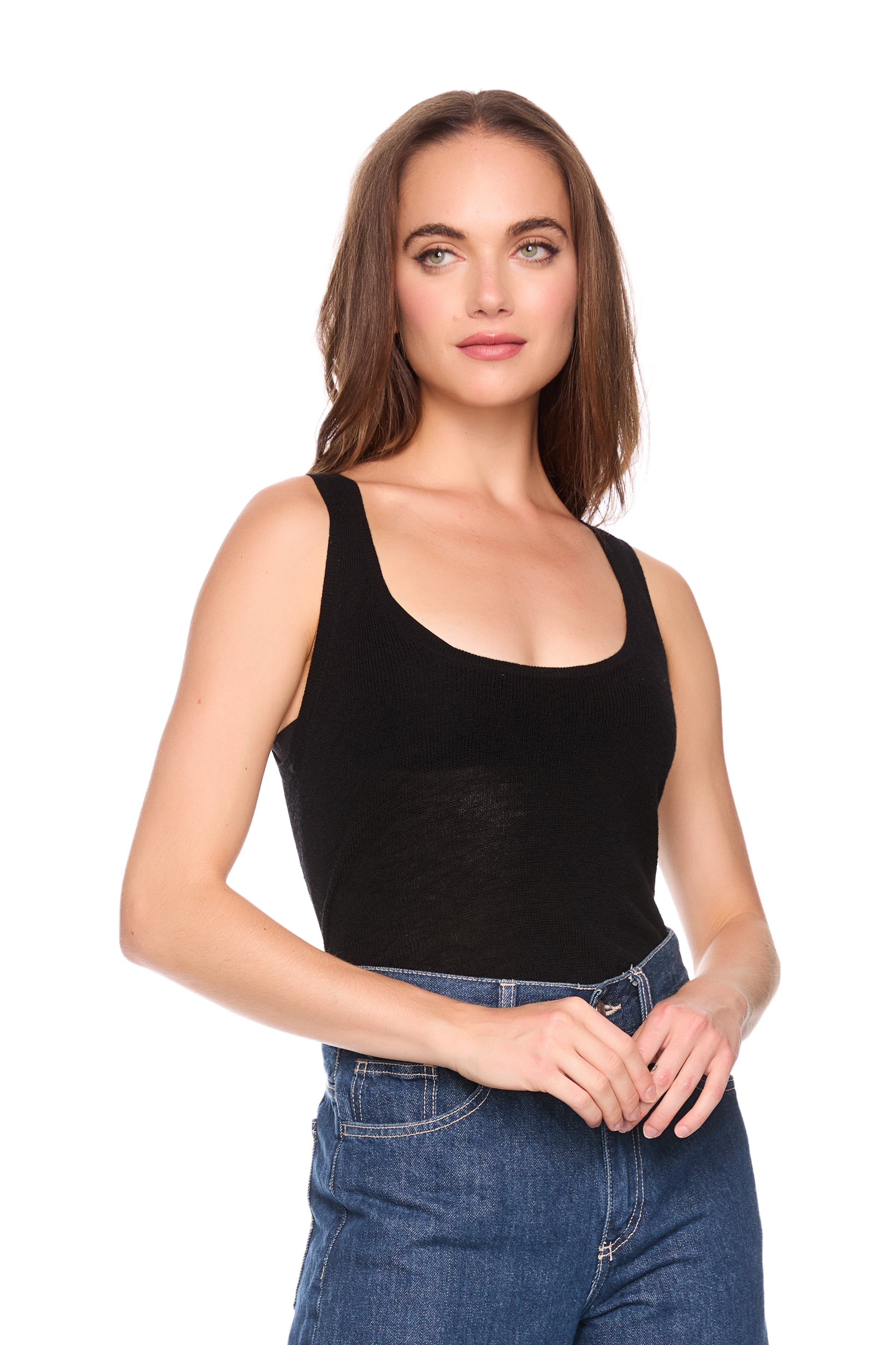 light merino sweater tank