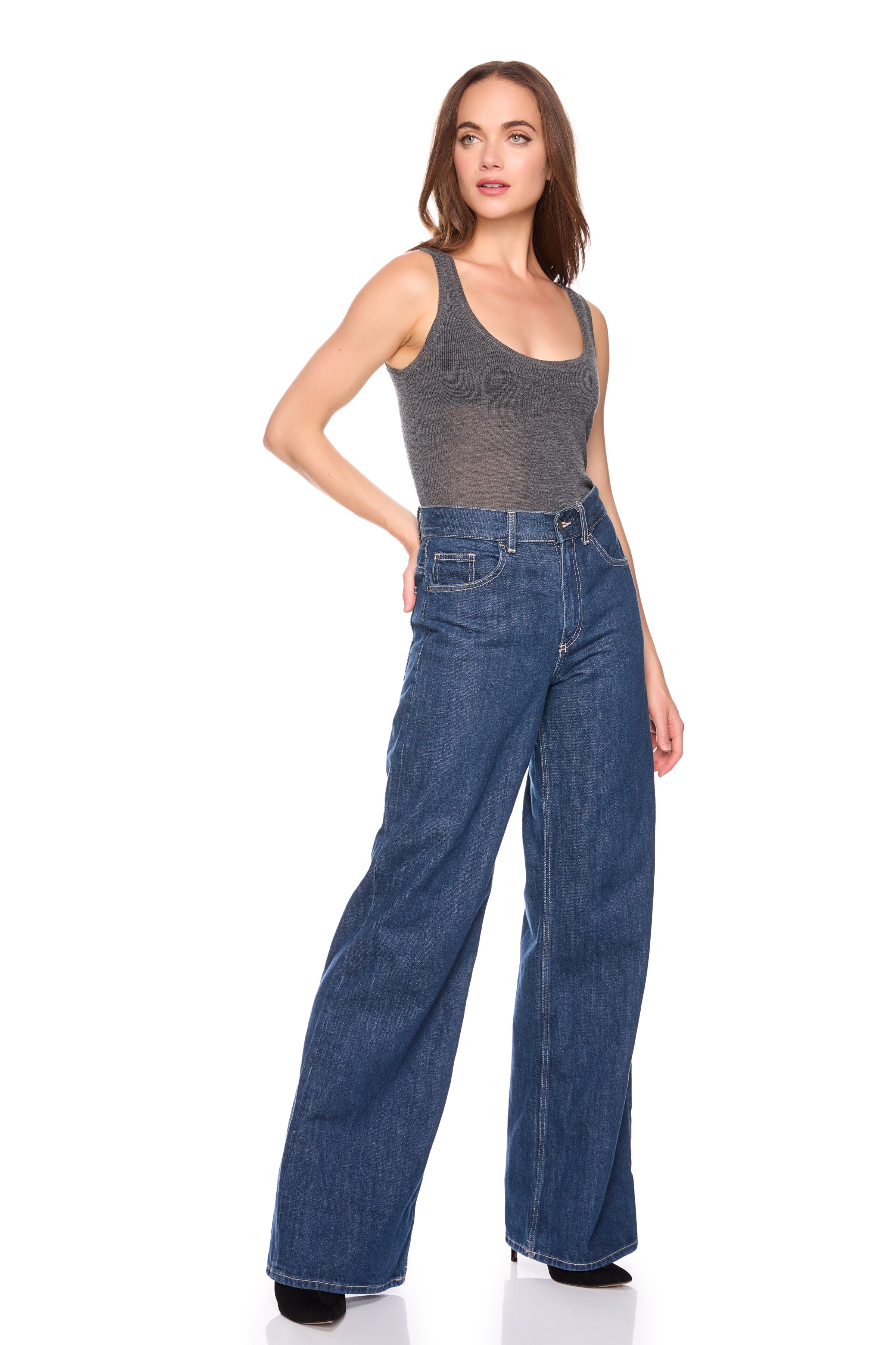 light merino sweater tank