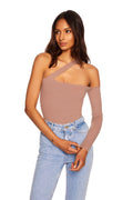 one shoulder strap top