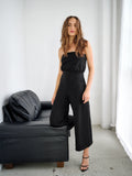 blouson jumpsuit crop jumpsuit