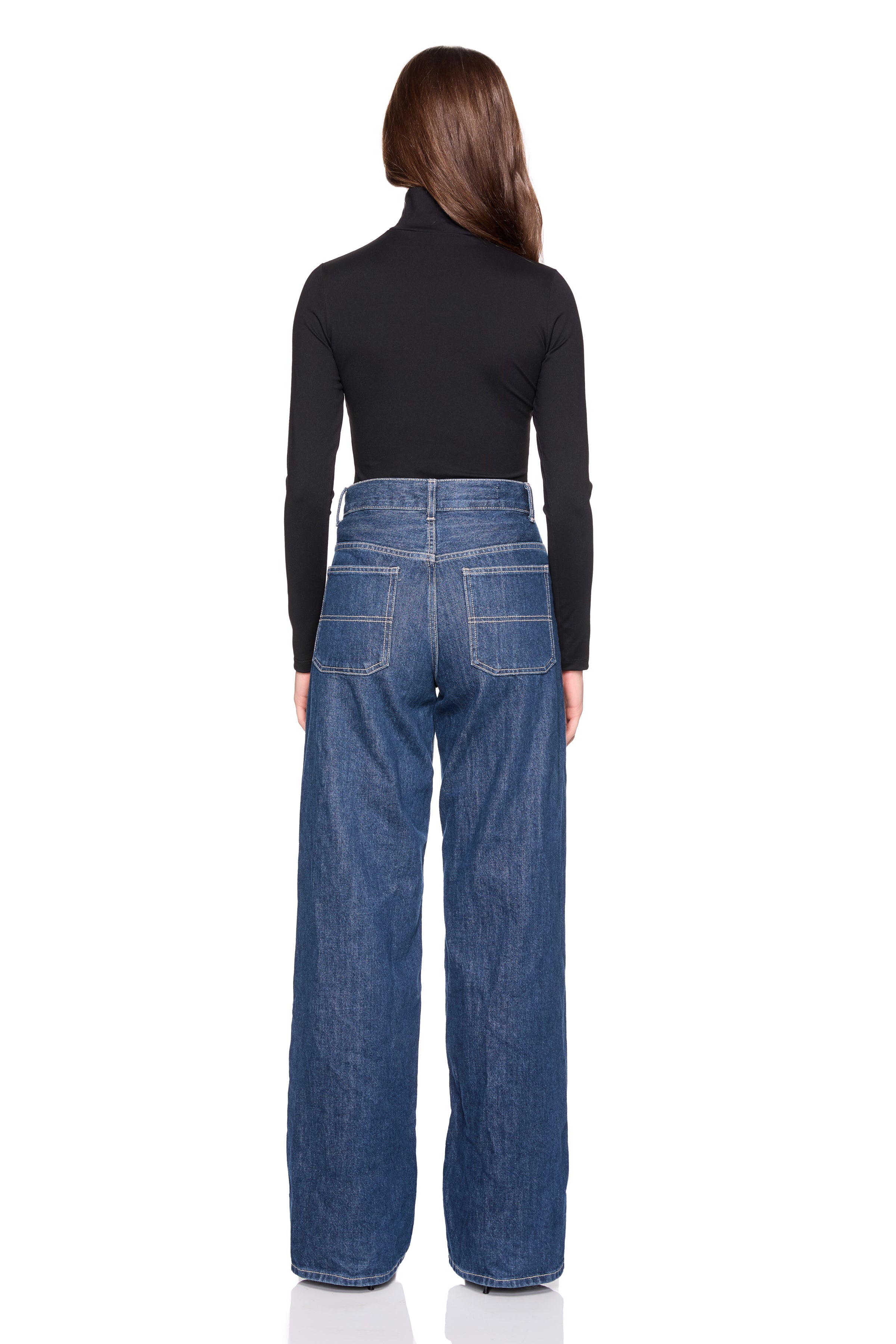 essential long sleeve turtleneck top