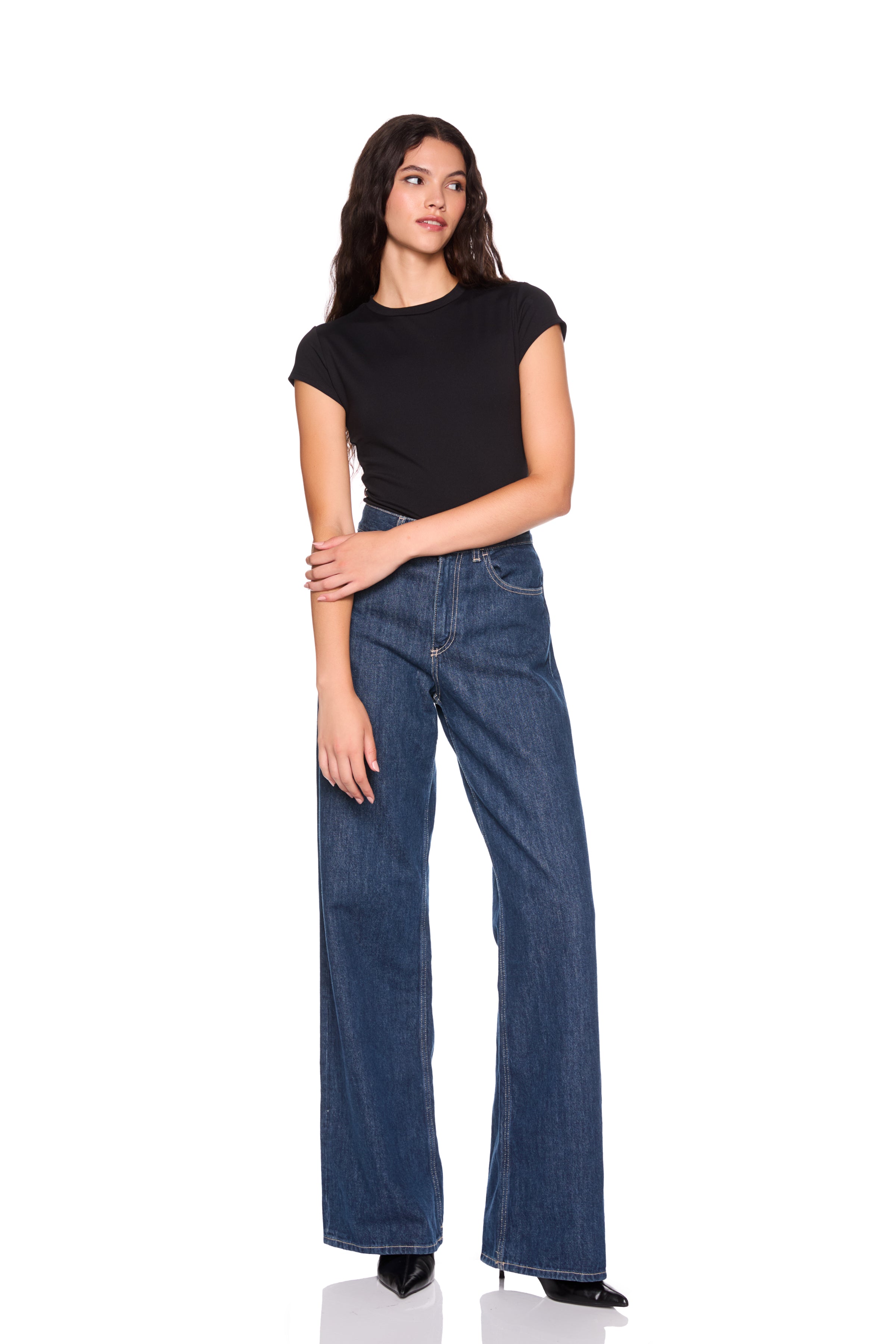 new shorter essential crew short sleeve tee