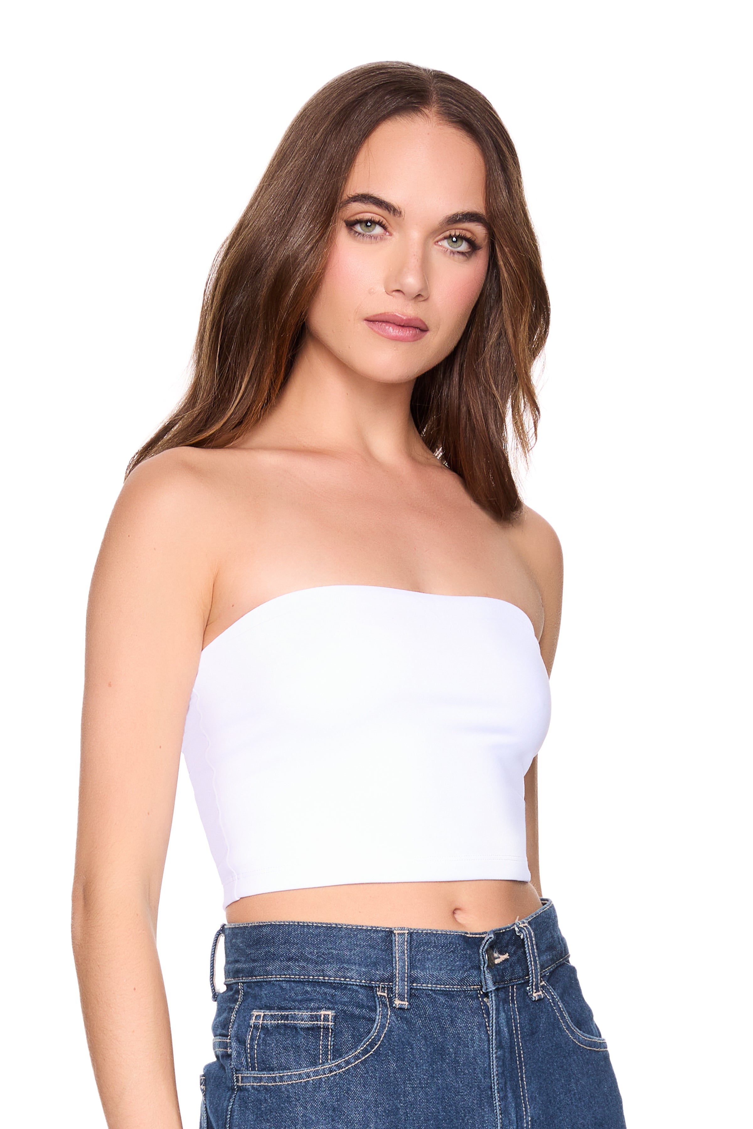 essential crop tube top