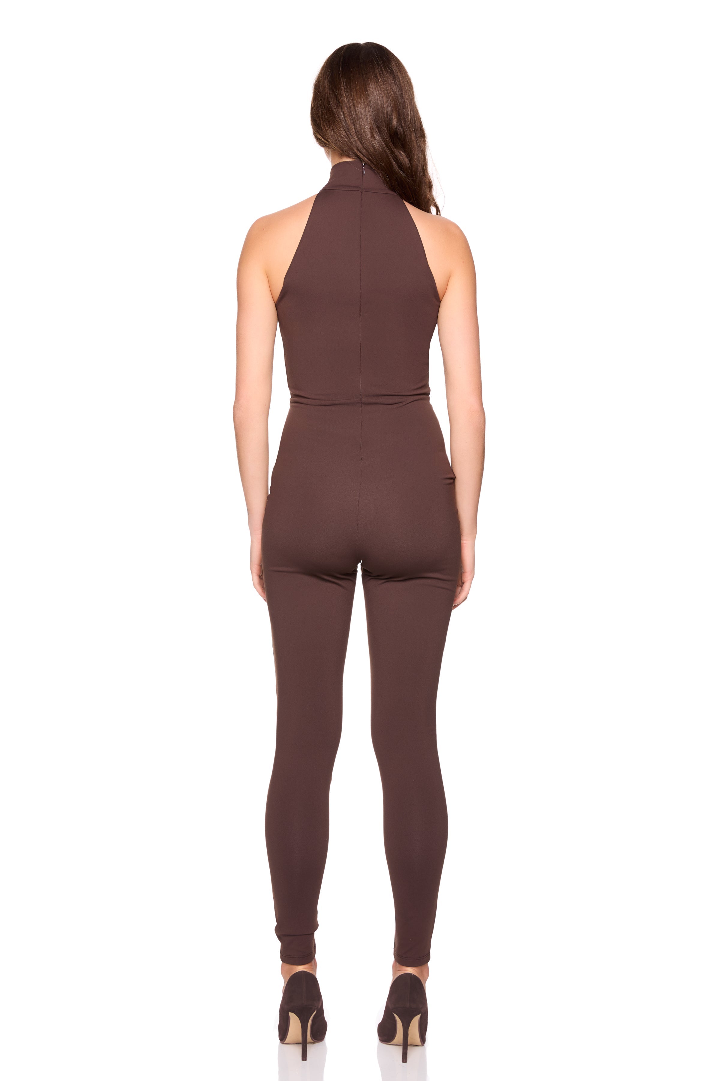 mock neck legging jumpsuit