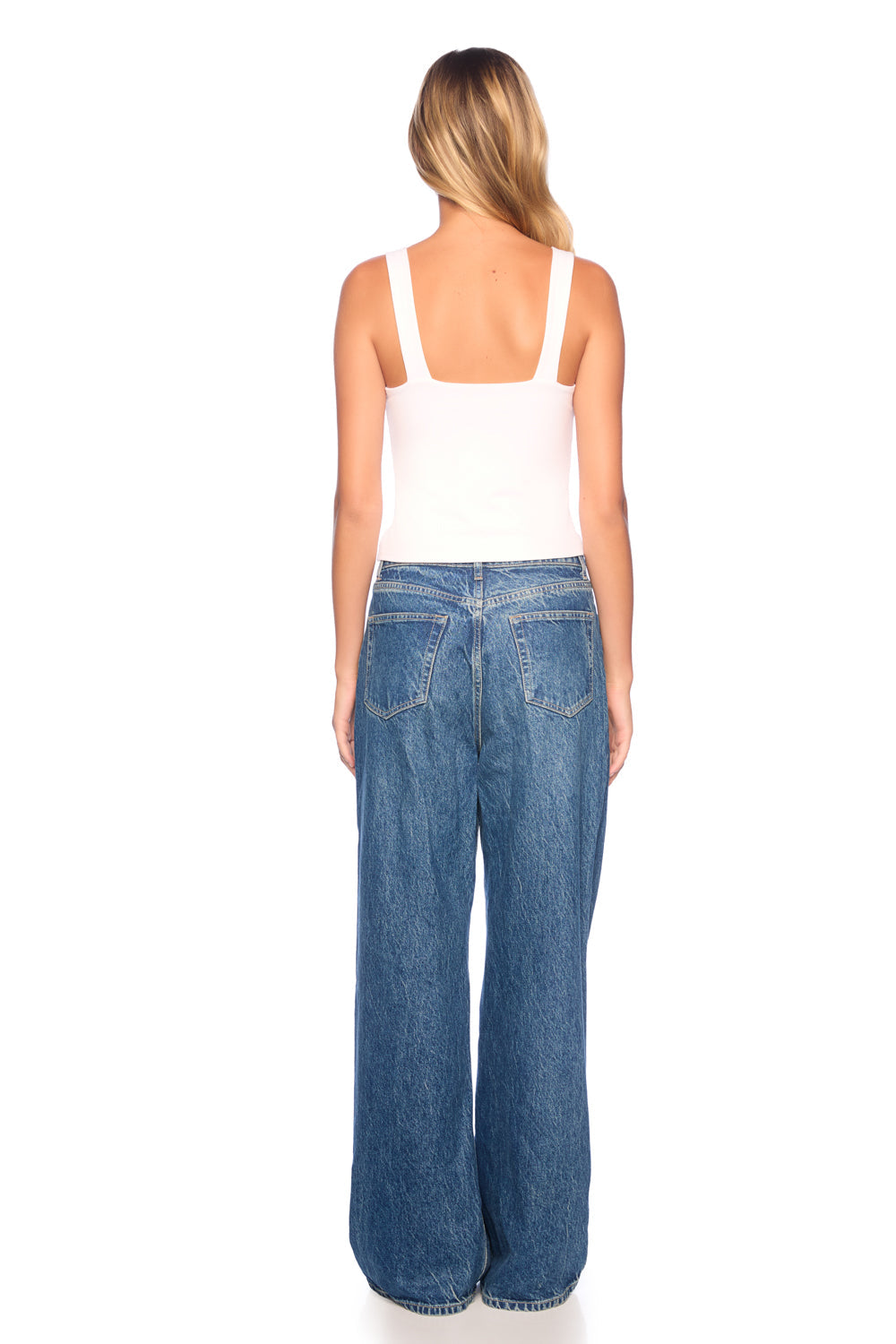 circle front tank top